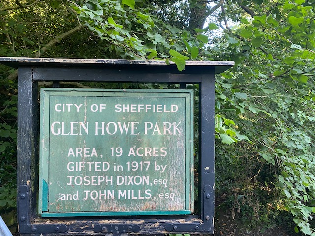 Glen howe park sign