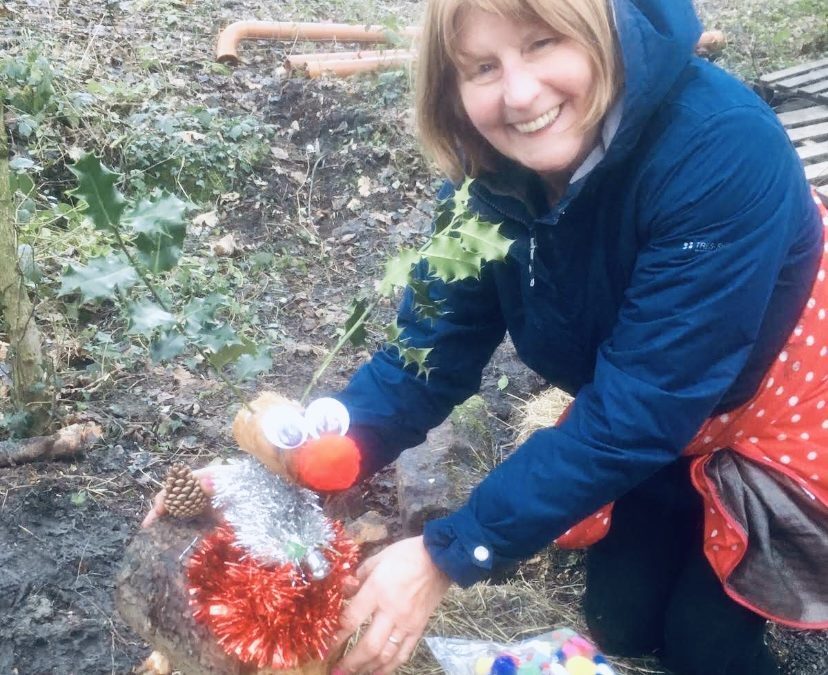 Log reindeer making